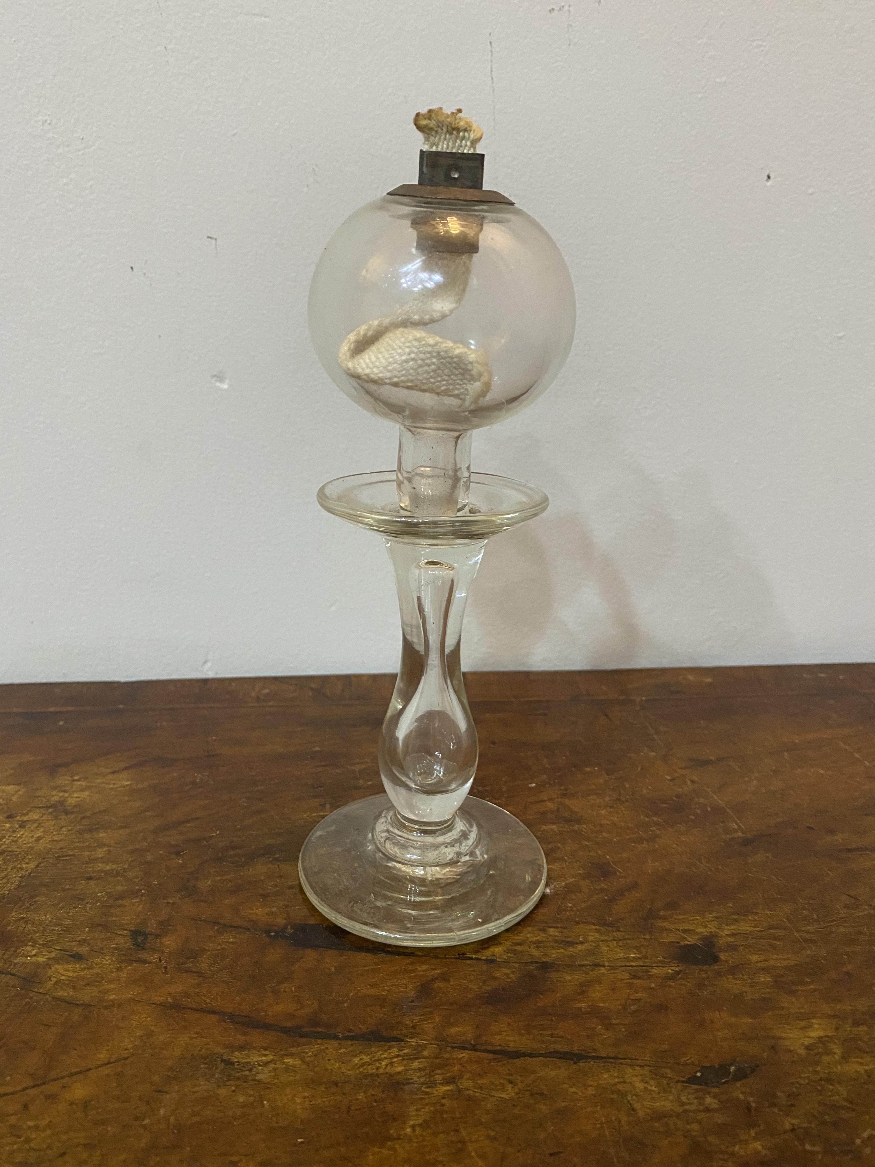 C19th lacemakers lamp - Image 2 of 2