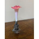 Edwardian single flower holder with owl base