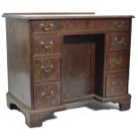 C18th kneehole desk