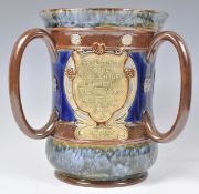 Commemorative three handled loving cup