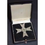 WW2 German Silver Merit Cross In Original Box