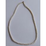 Set Of Pearls With 9ct Gold Clasp