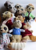 Collection Of Ten Meerkats Toys
