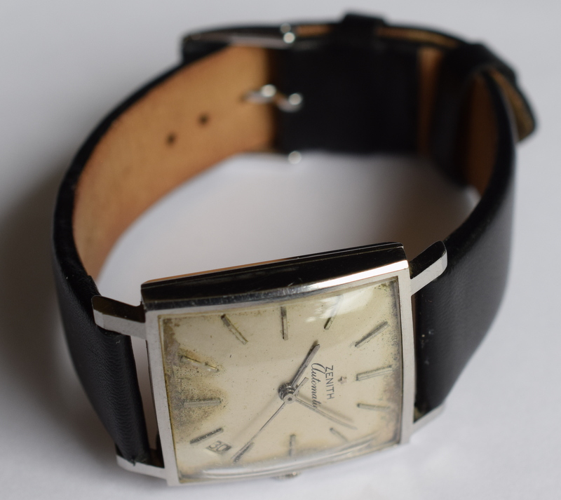 Vintage Zenith Square Dial Automatic Watch - Image 3 of 5