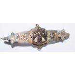 WW2 Era Silver And Gold Sweetheart Brooch