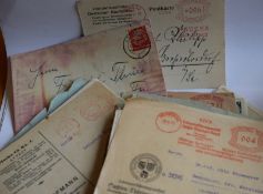 WW2 Era German Letters And Stamps