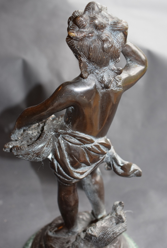 Large Bronze Putti Style Figure With Harvest - Image 5 of 7