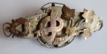 WW2 Era Silver And Gold Sweetheart Brooch