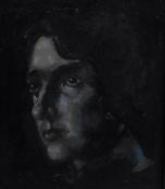 Original unsigned Portrait oil painting circa 1900