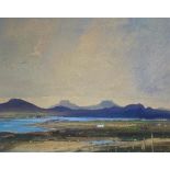 Cecil Arthur Hunt 1873-1965 RWs, RSA signed watercolour "Macleods Tables" Isle of Skye