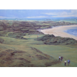 Royal Portrush golf course - Signed limited edition Print by Peter Munro