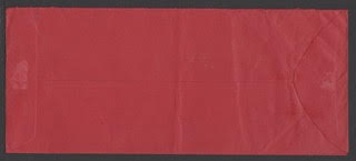 G.B. - World War I 1916 Black on red Honour Envelope for urgent personal matters, used to England fr - Image 2 of 2