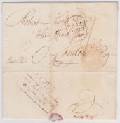 G.B. - Military / Surrey 1809 Entire (faults) from Guildford to London presumably posted by a soldie