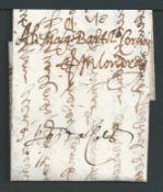 Italy - Corsini 1596 Entire letter from Jacorno and Paicido Ragazzani, merchants in Venice to Bartol