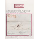 Great Britain - Ship Letters - Gravesend 1839 Double weight entire letter from New York 2nd December