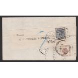 G.B - Scotland / Austria 1884 Printed Prices Current from Glasgow to Triest franked 1/2d (crossed...