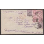 Argentina / G.B Used Abroad 1872 Cover from the British P.O in Rio de Janeiro to London endorsed...