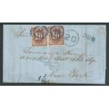 United States / Colombia 1879 (14 Oct) Entire letter from Santa Martha via New Orleans to Lanman & K