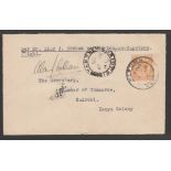 Kenya / G.B - Air Mails 1926 (Jan. 14) Cover to Nairobi inscribed "Per Mr Alan Cobham on his Lond...