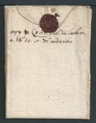 Germany - Corsini 1597 Letter from the heirs of Filippo Luchini, a merchant in Cologne to Bartolomeo