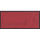 G.B. - World War I 1916 Black on red Honour Envelope for urgent personal matters, used to England fr