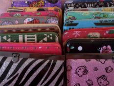 10 x ladies clutch/purses rrp £14 each. brand new