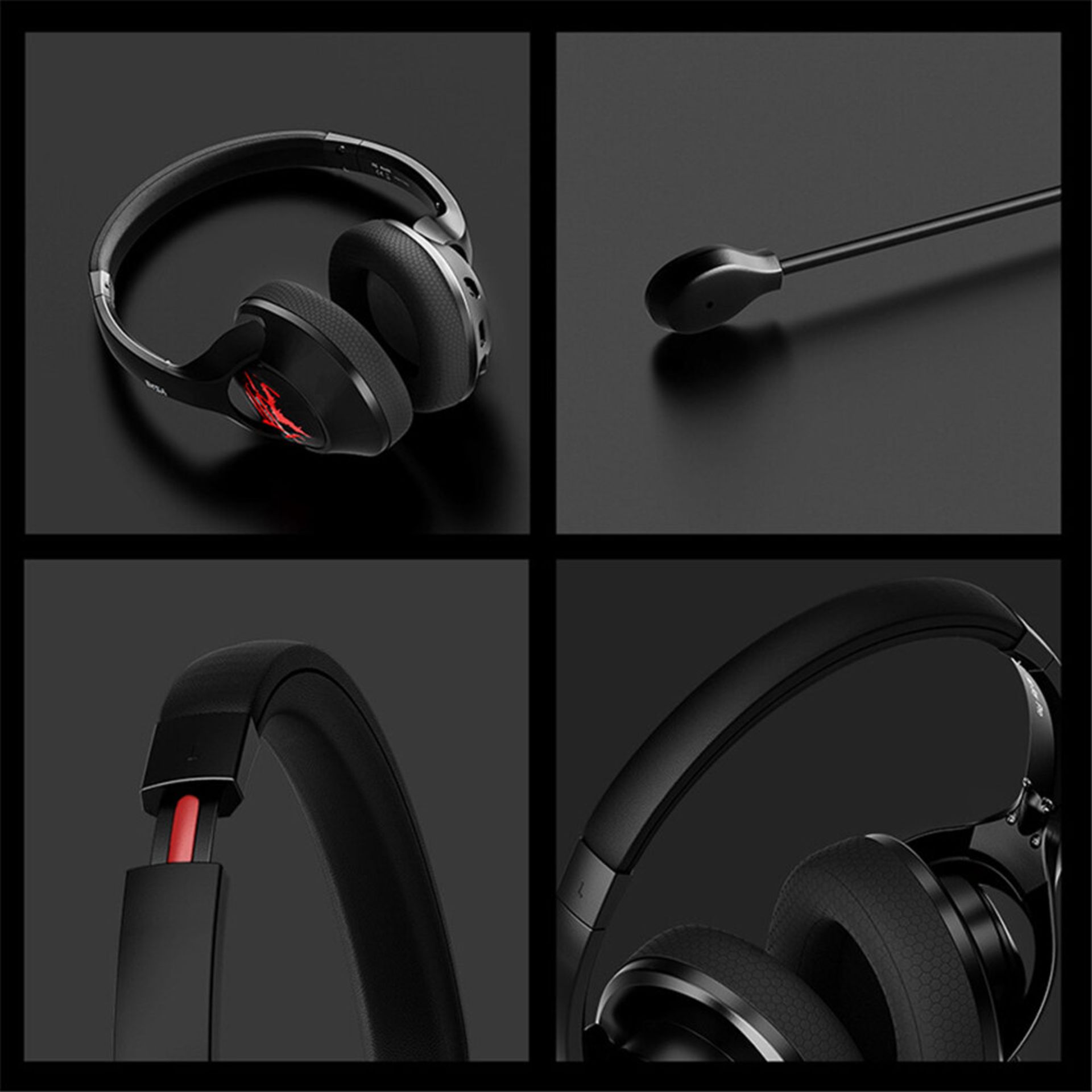 eksa e3 wired gaming headset gamer ultralight wired game headphones 3.5mm/usb headset 7.1 surround f - Image 4 of 7
