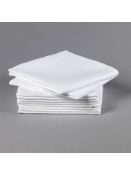 john lewis & partners muslin squares, pack of 6, white