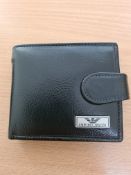 emporio armani men's leather wallet - new with box