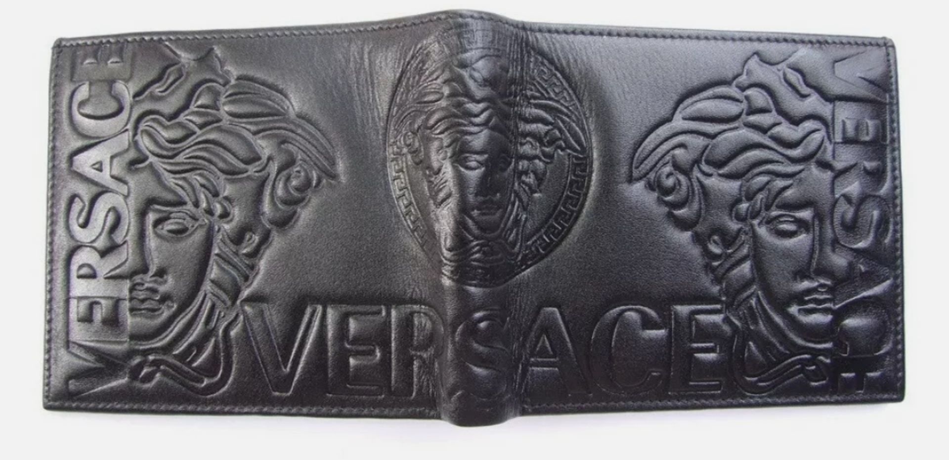 versace men's leather wallet - new with box - Image 6 of 9