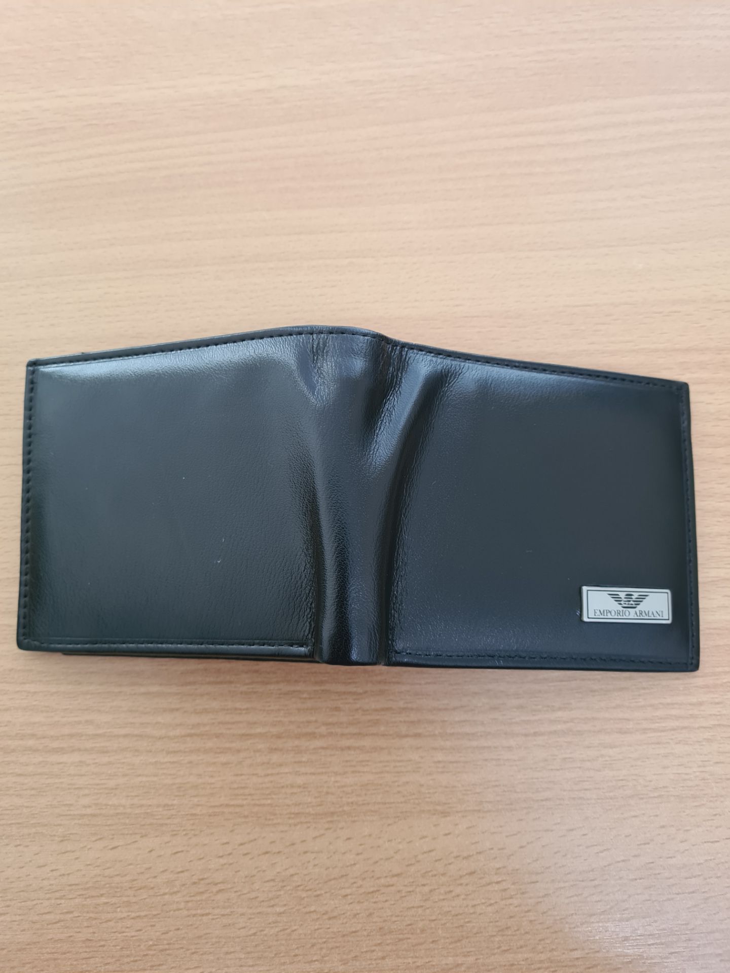 emporio armani men's leather wallet - new with box - Bild 3 aus 8