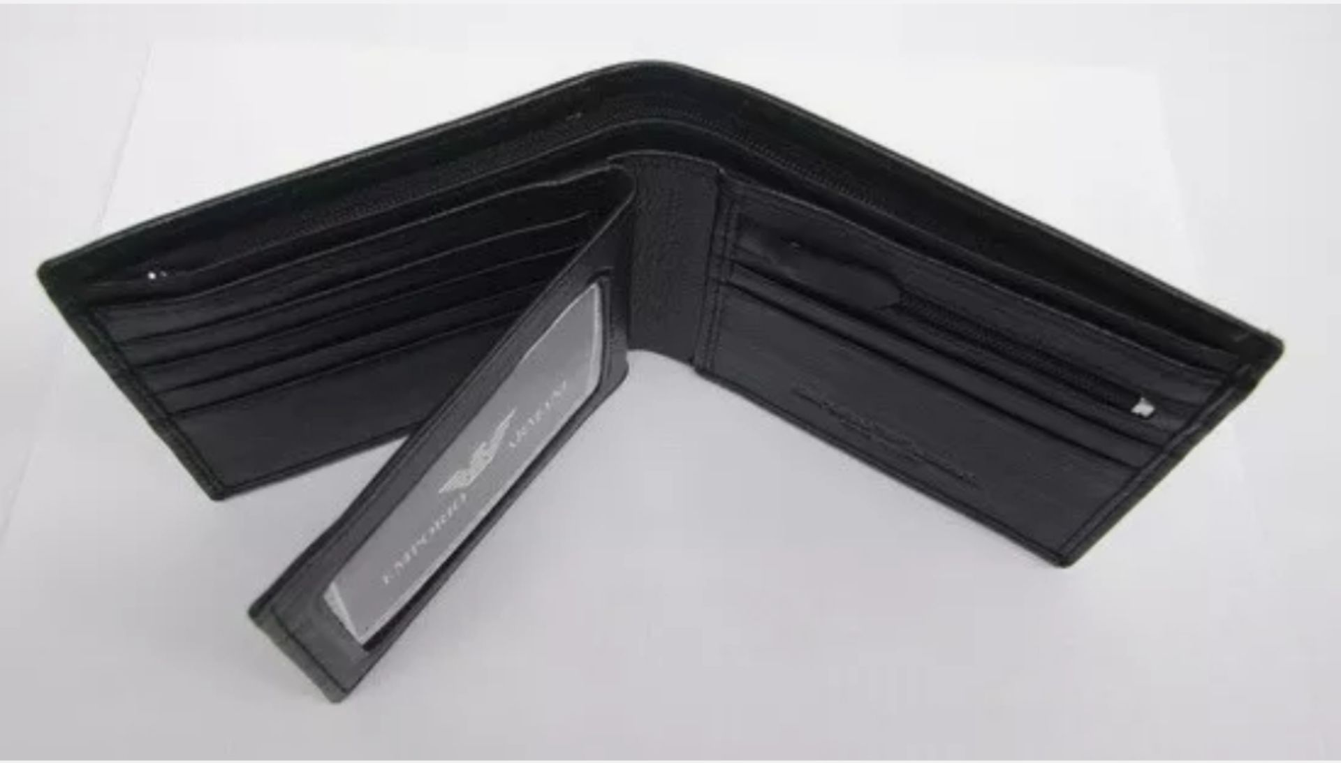 emporio armani men's leather wallet - new with box - Bild 4 aus 6
