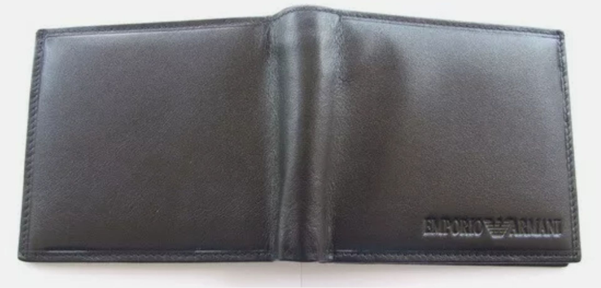 emporio armani men's leather wallet - new with box - Bild 3 aus 6