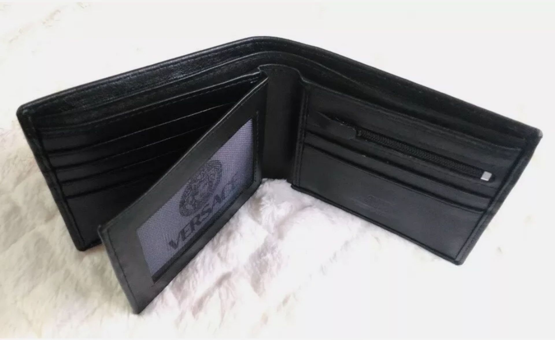 versace men's leather wallet - new with box - Bild 7 aus 9
