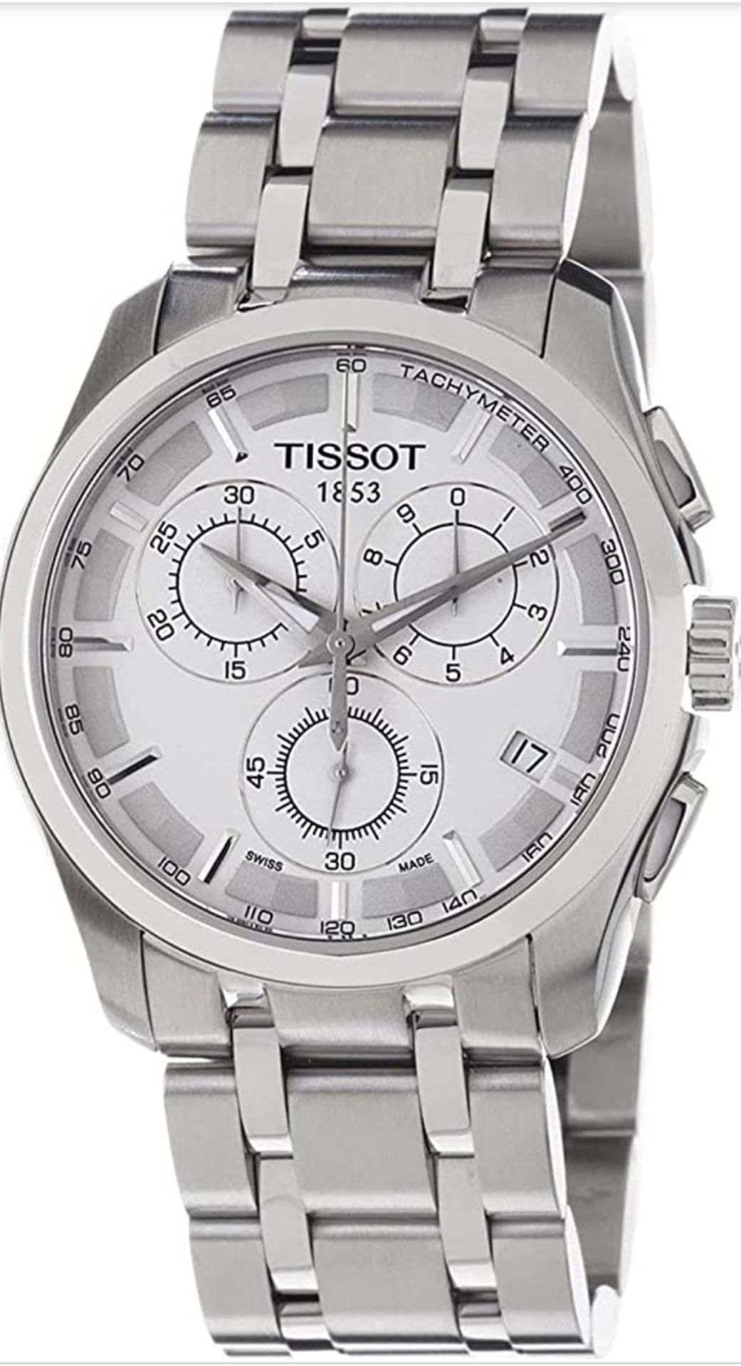tissot men's t035.617.11.031.00 t-classic couturier chronograph watch