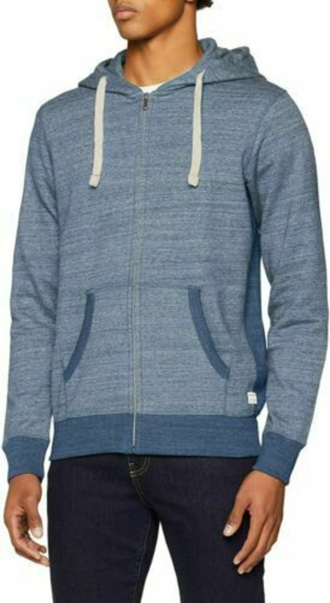 brand new jack & jones espace melange sweat zip hoodie size medium