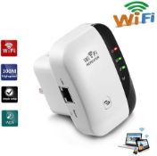 super boost new boxed wifi range extender repeater, 300mbps wireless router signal booster