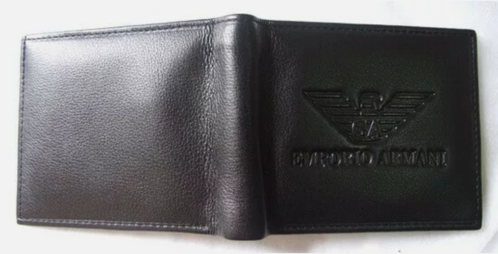 emporio armani men's leather wallet - new with box - Image 3 of 6