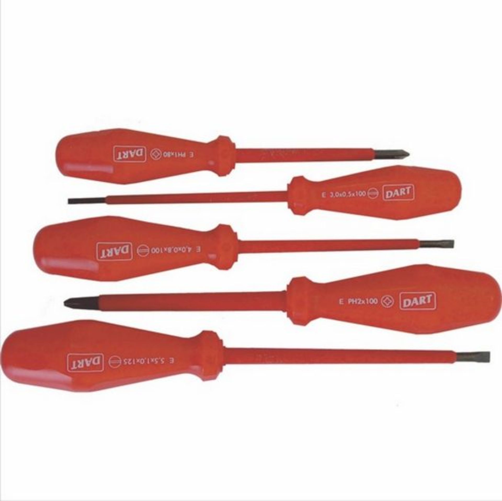 5 piece insulated screwdriver set