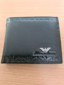 emporio armani men's leather wallet - new with box