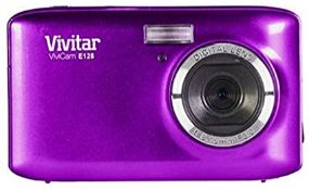 2 x 18 megapixel compact digital camera vivitar e128 18mp with a 2.7 screen purple & black