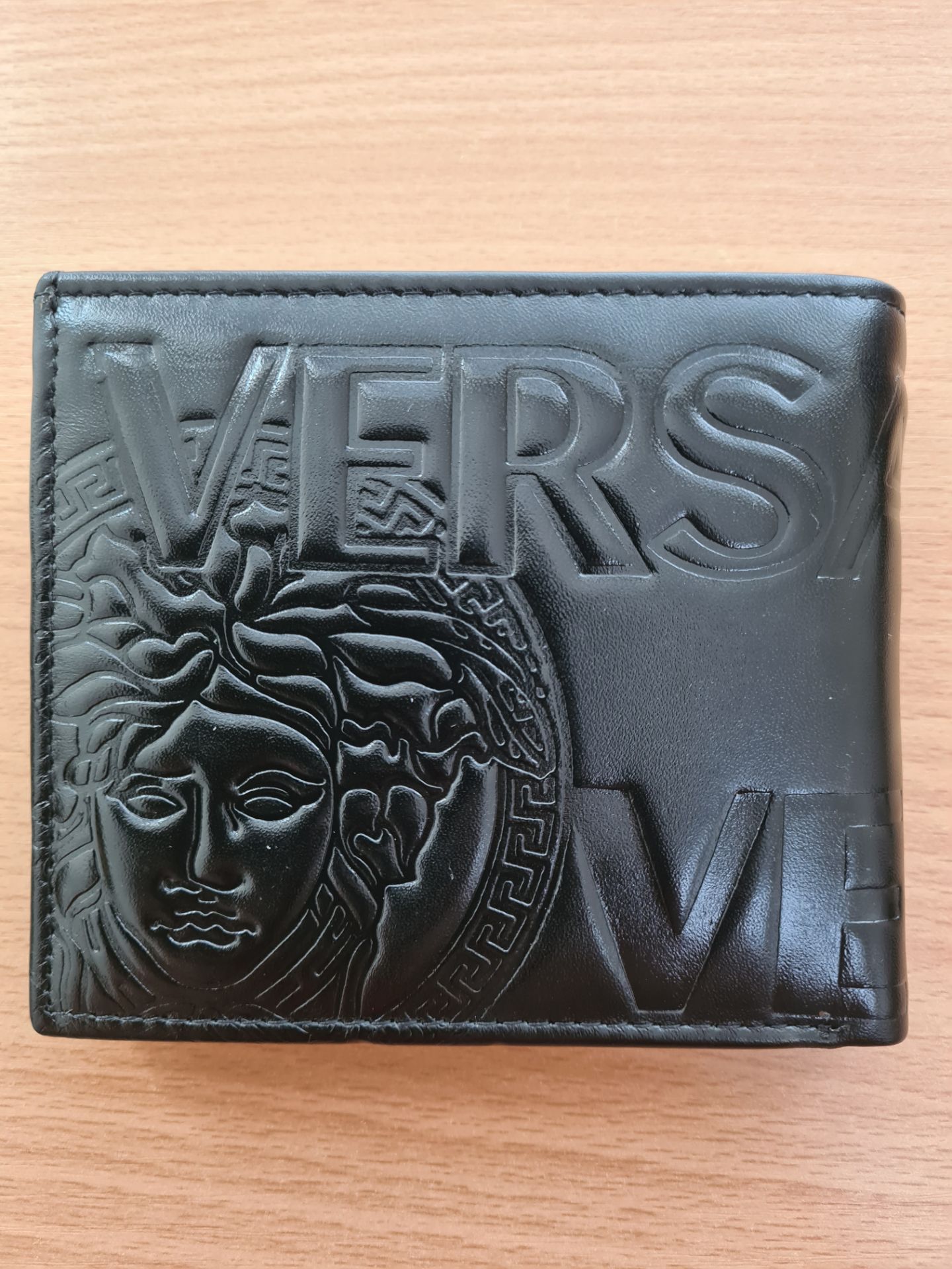 versace men's leather wallet - new with box - Bild 2 aus 8