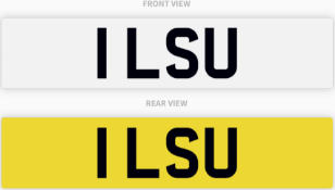 1 LSU , number plate on retention