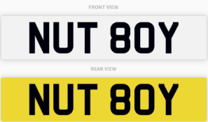 NUT 80Y , number plate on retention