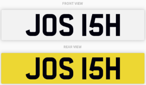 JOS 15H , number plate on retention