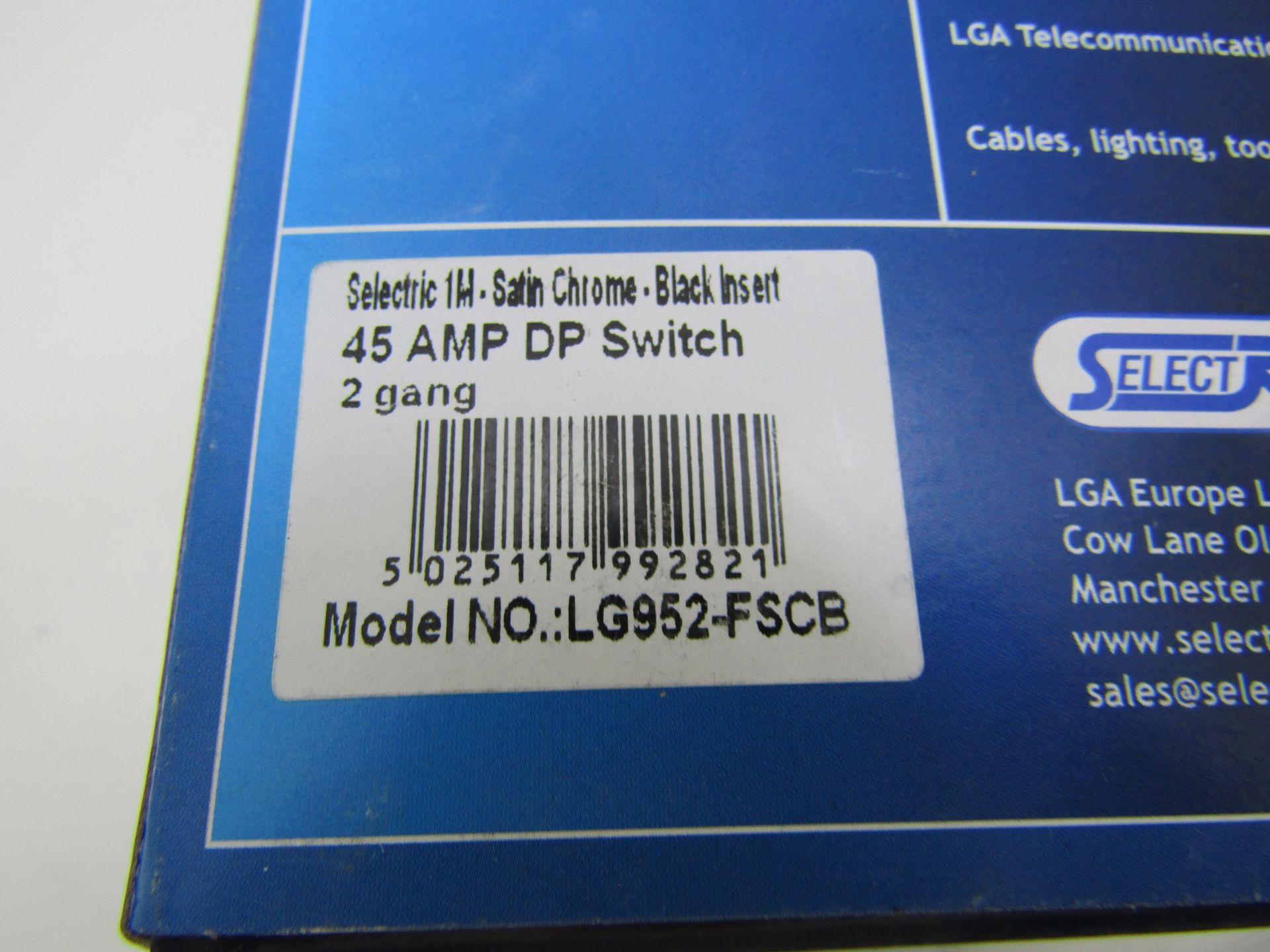 4 x 45a DP Cooker Switch. - Image 5 of 5