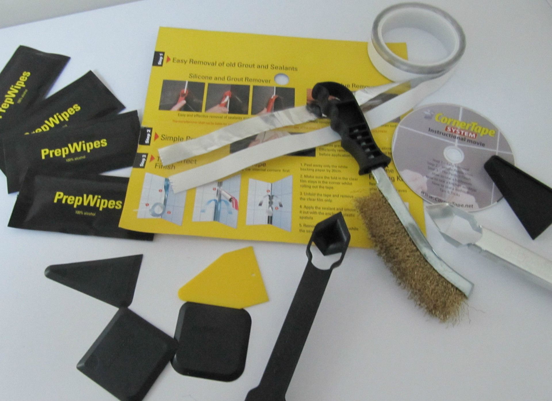 8 x Silicone Sealant removal tool Kit by Corner Tape. - Image 2 of 3