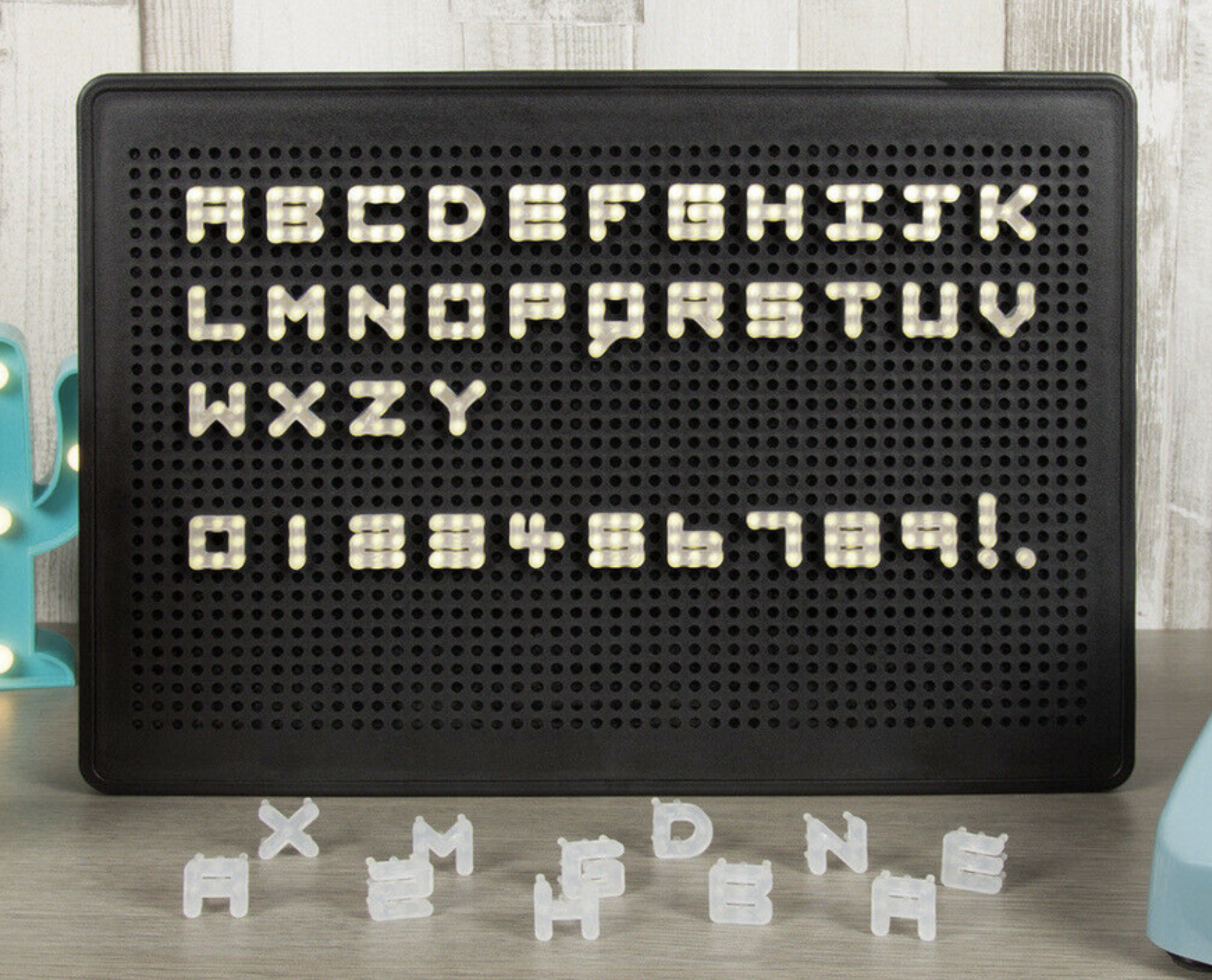 3 x MESSAGE BOARD, LIGHT UP LED PEG BOARD - Image 4 of 5