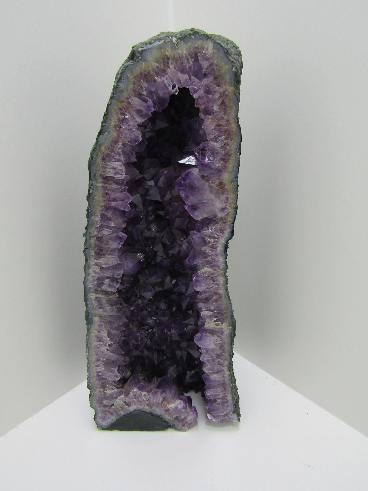 Tall Amethyst Pod. Natural. - Image 7 of 8