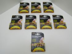 64 x AAA Duracell Batteries.